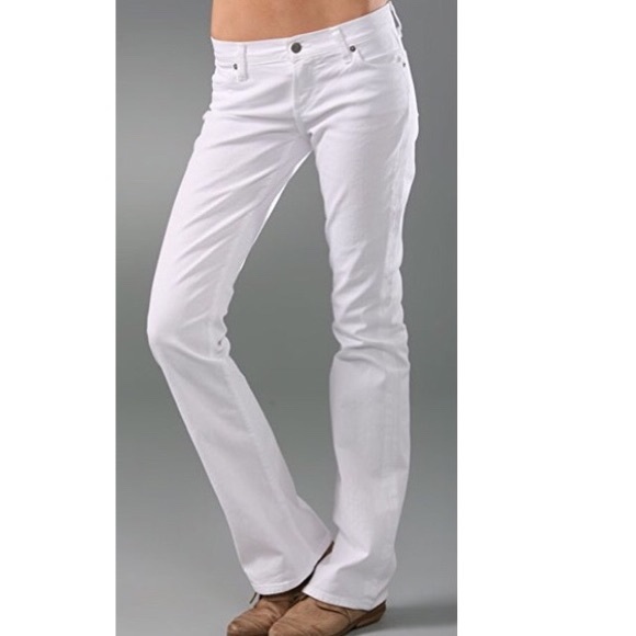 Citizens Of Humanity Denim - Citizens Of Humanity White Bootcut Jeans